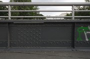 Yorck-bridges, Berlin: detail of a newly laid hot rivet
