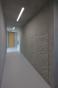 Zuber Beton, Crailsheim: 1st floor, precast concrete wall corridor