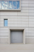 Bauhaus-Museum Weimar: northern façade, delivery-entrance