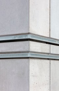 Bauhaus-Museum Weimar: vertical-joint, LED-light-strip, corner-detail
