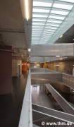 BFS, JLU Giessen: southern 1st floor-loggia of central lobby (photo: Eckardt)