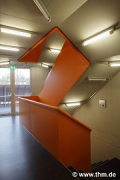 BFS, JLU Giessen: ground floor, small staircase (photo: Welker)