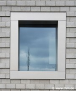 BFS, JLU Giessen: basement-level window detail (photo: Reuter, Welker)