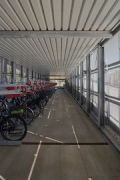 wupsi bike parking: translucent sunlight