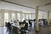 ComNets Aachen: upper level, students work-area