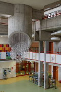Altlünen grammar school: School auditorium with shaft-like skylight, fig. 4