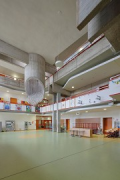 Altlünen grammar school: School auditorium with shaft-like skylight, fig. 1