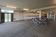 Dülmen station: inner bike station view of lower level