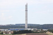 ThyssenKrupp Elevator Testing Tower from the distance
