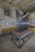 Saint-Anne-Chapel, Krobitz: flame-organ installation, fig. 2