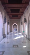 Sultan Qaboos Grand Mosque: inside southern portico