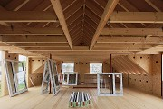 Timber frame house shell, Viersen: upper floor view, fig. 2
