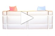 LC 2 two-seater sofa (replica): stop-motion video