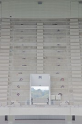 Matmut-Atlantique: fairfaced concrete stand elements, zoomed