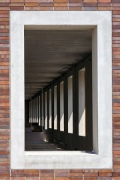Mineral foam building, Crailsheim: the window reveals were made of exposed concrete in the same formwork