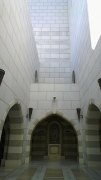 Mohammed Al Ameen Mosque: washing facilities at southern minaret