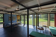 "Le Corbusier" Pavillon, Zurich: dining zone