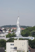 Phänomenta: tower seen from Anna-hill