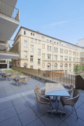 Röte-streetquarter-housing: day-hospital terrace