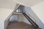 Röte-streetquarter-housing, module A: roof-top flat, gallery access