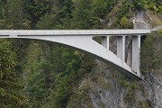Salginatobel-bridge: eastern substructure