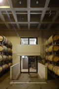 Schneider vineyard: barrique-cellar, exit