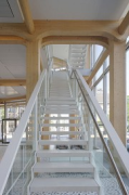 tamedia - intermediate space staircase at ground floor