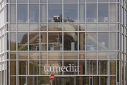 tamedia - timber construction at eastern façade