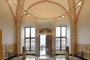 Aachen town-hall: ground-floor, main-entrance indoor-view