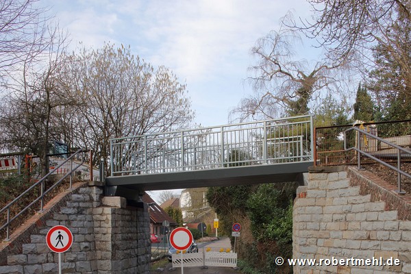 GFK-Brücke, Solingen: Ostansicht, Totale