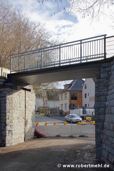 GFK-Brücke, Solingen: Westansicht