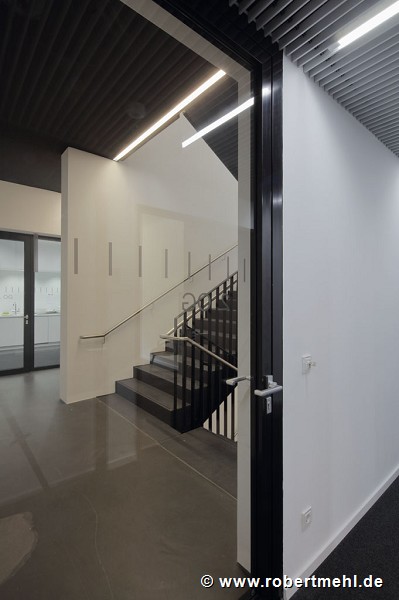 Saint-Gobain: Fluchttreppenhaus obere Geschosse
