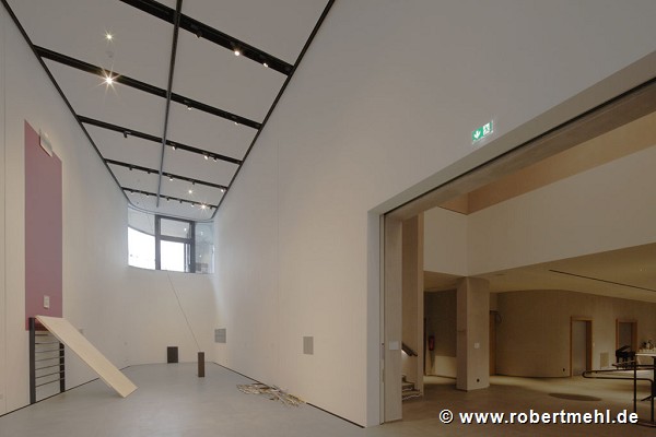 Arlberg1800: Zum Foyer gehört ein Saal für Wechselausstellungen