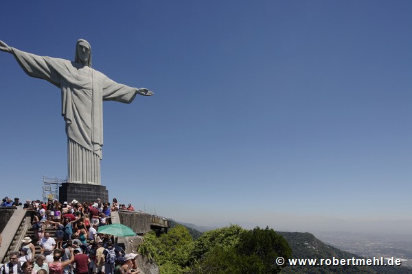 Maracanã Stadion: Blick vom Corcovada mit Jesus