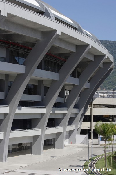 Maracanã Stadion: Südwestansicht, näher