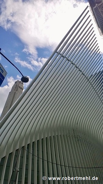 WTC Oculus: Ansicht südliche Dachstruktur