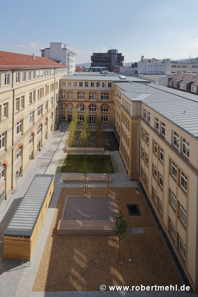 Wohnquartier Rötestraße: Ostansicht neuer Innenhof