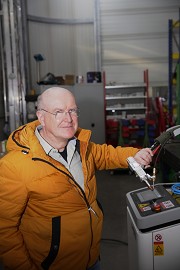 Hahner Technik: Bernhard Hahner präsentiert Laser-Pen