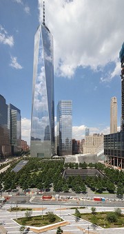 Liberty Park am Ground Zero, New York, USA