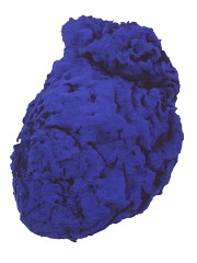 "Blaues Herz", Yves Klein, 1958