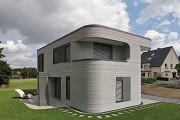 Erstes in Beton ausgedrucktes Wohnhaus in Deutschland: »Hous3Druck«, Beckum, D