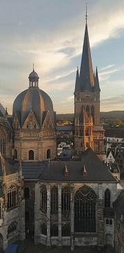 Domblick vom Riesenrad, Aachen, D