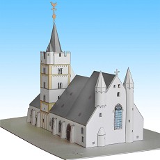 Bastelbogen Burgkirche Ingelheim