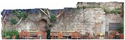 Barbarossamauer: Messbild Innenseite