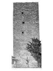 Storchenturm, Stein: Messbild Westfassade