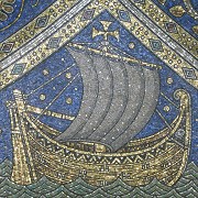 Detail eines Mosaiks