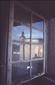 Fensterblick vom Mezzaningeschoss