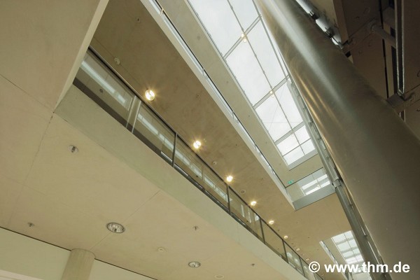 New Chemistry, JLU Gießen: main-axis-skylight; photo: Staufenberg/Müller