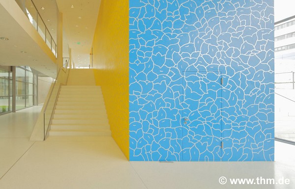 New Chemistry, JLU Gießen: building-core, staircase; photo: Staufenberg/Müller