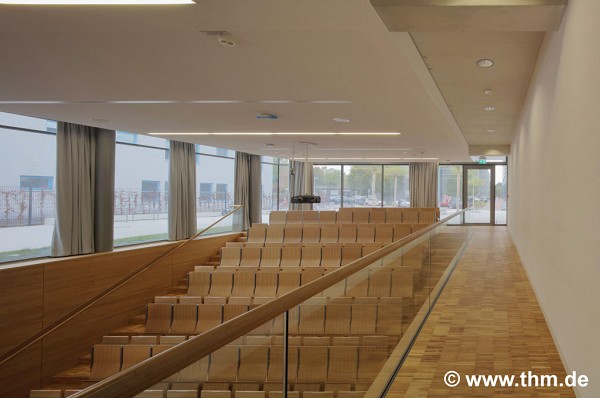 New Chemistry, JLU Gießen: small auditory, piazza-level; photo: Dajs